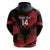 Custom Albania Football Hoodie Go Kuqezinjte - Grunge Style - Wonder Print Shop