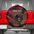 Custom Albania Football Spare Tire Cover Go Kuqezinjte - Grunge Style - Wonder Print Shop