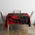 Custom Albania Football Tablecloth Go Kuqezinjte - Grunge Style - Wonder Print Shop