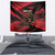 Custom Albania Football Tapestry Go Kuqezinjte - Grunge Style