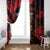 Custom Albania Football Window Curtain Go Kuqezinjte - Grunge Style - Wonder Print Shop