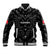 Custom Albania Football Baseball Jacket Albanian Kastrioti Eagle - Black Style - Wonder Print Shop