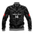 Custom Albania Football Baseball Jacket Albanian Kastrioti Eagle - Black Style - Wonder Print Shop