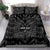 Custom Albania Football Bedding Set Albanian Kastrioti Eagle - Black Style - Wonder Print Shop