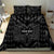 Custom Albania Football Bedding Set Albanian Kastrioti Eagle - Black Style - Wonder Print Shop