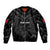 Custom Albania Football Bomber Jacket Albanian Kastrioti Eagle - Black Style - Wonder Print Shop