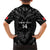 Custom Albania Football Kid Hawaiian Shirt Albanian Kastrioti Eagle - Black Style - Wonder Print Shop