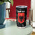 Personalised Albania Football Tumbler Cup Albanian Kastrioti Eagle - Black Style - Wonder Print Shop