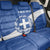 Custom Greece Football Back Car Seat Cover Ethniki Elladas - Blue Version - Wonder Print Shop