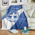 Custom Greece Football Blanket Ethniki Elladas - Blue Version