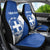 Custom Greece Football Car Seat Cover Ethniki Elladas - Blue Version - Wonder Print Shop