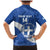 Custom Greece Football Family Matching Mermaid Dress and Hawaiian Shirt Ethniki Elladas - Blue Version - Wonder Print Shop