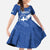 Custom Greece Football Family Matching Mermaid Dress and Hawaiian Shirt Ethniki Elladas - Blue Version - Wonder Print Shop