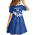 Custom Greece Football Family Matching Mermaid Dress and Hawaiian Shirt Ethniki Elladas - Blue Version - Wonder Print Shop