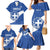 Custom Greece Football Family Matching Mermaid Dress and Hawaiian Shirt Ethniki Elladas - Blue Version - Wonder Print Shop