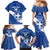 Custom Greece Football Family Matching Mermaid Dress and Hawaiian Shirt Ethniki Elladas - Blue Version - Wonder Print Shop