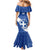 Custom Greece Football Family Matching Mermaid Dress and Hawaiian Shirt Ethniki Elladas - Blue Version - Wonder Print Shop