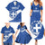 Custom Greece Football Family Matching Summer Maxi Dress and Hawaiian Shirt Ethniki Elladas - Blue Version - Wonder Print Shop