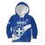 Custom Greece Football Kid Hoodie Ethniki Elladas - Blue Version - Wonder Print Shop