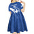 Custom Greece Football Kid Short Sleeve Dress Ethniki Elladas - Blue Version - Wonder Print Shop