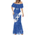 Custom Greece Football Mermaid Dress Ethniki Elladas - Blue Version - Wonder Print Shop