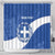 Custom Greece Football Shower Curtain Ethniki Elladas - Blue Version