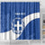 Custom Greece Football Shower Curtain Ethniki Elladas - Blue Version