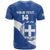 Custom Greece Football T Shirt Ethniki Elladas - Blue Version