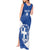 Custom Greece Football Tank Maxi Dress Ethniki Elladas - Blue Version - Wonder Print Shop