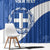 Custom Greece Football Window Curtain Ethniki Elladas - Blue Version - Wonder Print Shop