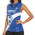 Custom Greece Football Women Sleeveless Polo Shirt Ethniki Elladas - Blue Version - Wonder Print Shop