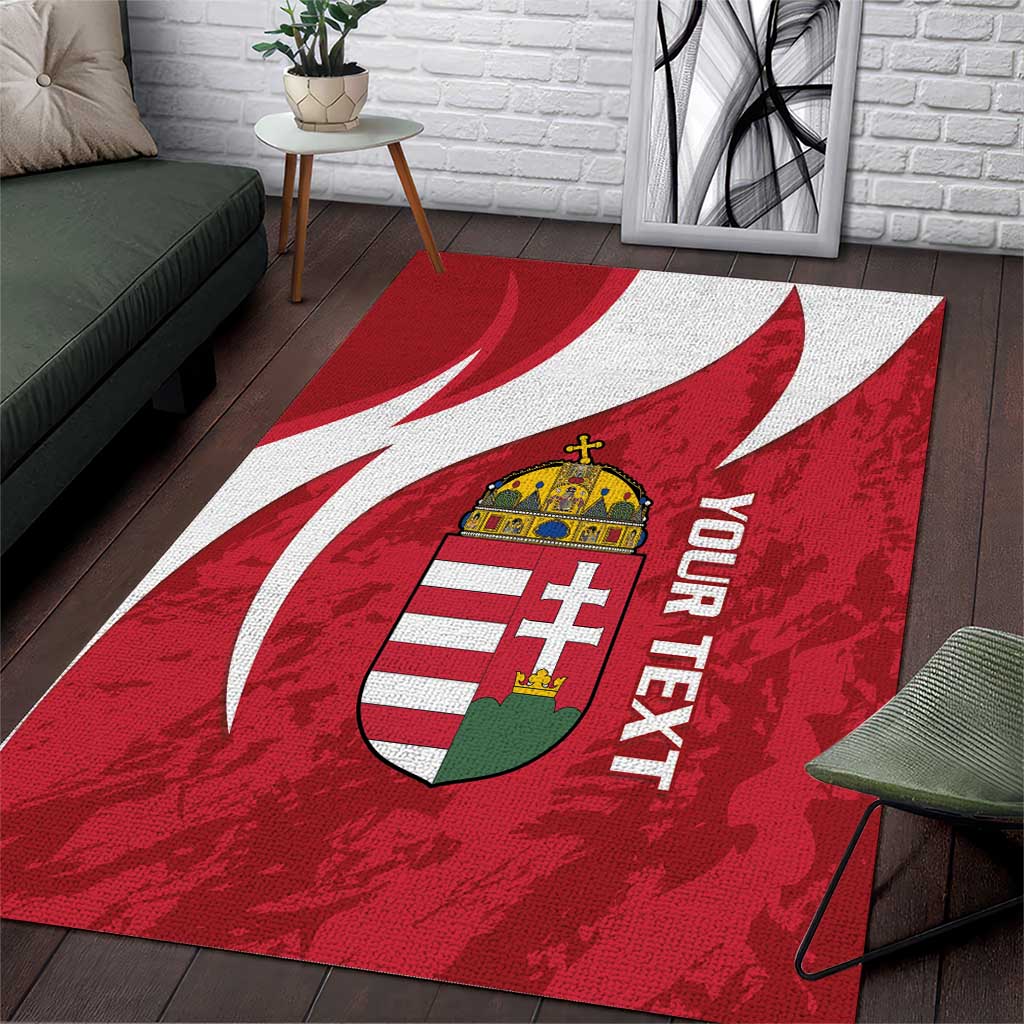 Custom Hungary Football Area Rug Go Magyarok - Curves Style