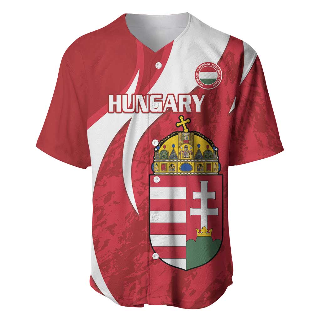 Custom Hungary Football Baseball Jersey Go Magyarok - Curves Style - Wonder Print Shop