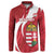 Custom Hungary Football Button Sweatshirt Go Magyarok - Curves Style - Wonder Print Shop