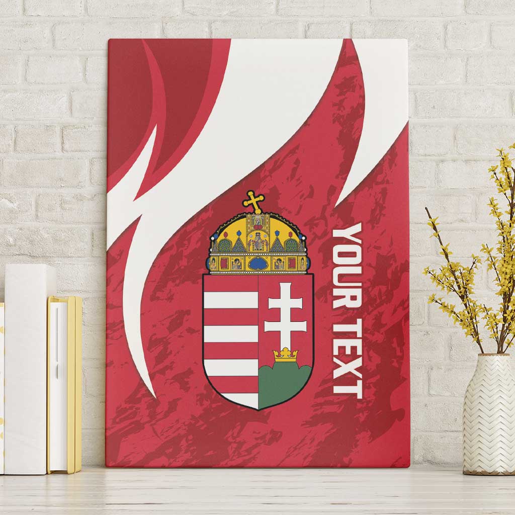 Custom Hungary Football Canvas Wall Art Go Magyarok - Curves Style - Wonder Print Shop