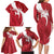 Custom Hungary Football Family Matching Long Sleeve Bodycon Dress and Hawaiian Shirt Go Magyarok - Curves Style - Wonder Print Shop