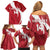 Custom Hungary Football Family Matching Off Shoulder Short Dress and Hawaiian Shirt Go Magyarok - Curves Style - Wonder Print Shop