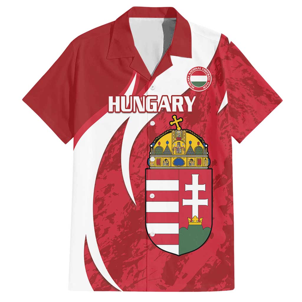 Custom Hungary Football Hawaiian Shirt Go Magyarok - Curves Style - Wonder Print Shop