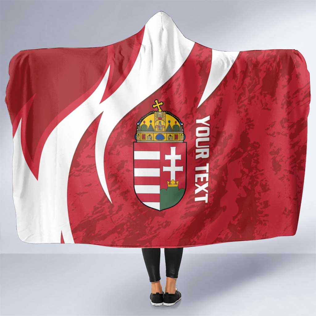 Custom Hungary Football Hooded Blanket Go Magyarok - Curves Style