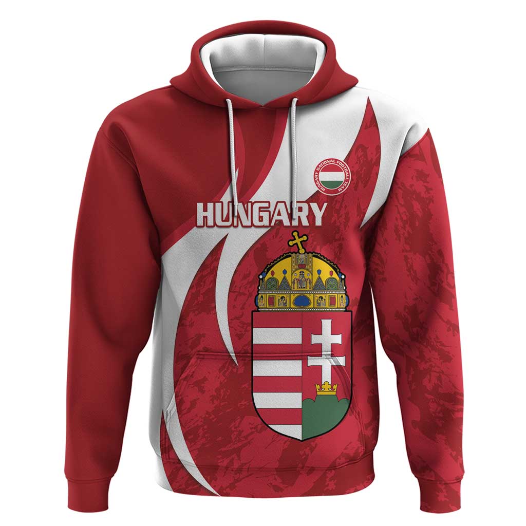 Custom Hungary Football Hoodie Go Magyarok - Curves Style - Wonder Print Shop