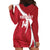 Custom Hungary Football Hoodie Dress Go Magyarok - Curves Style - Wonder Print Shop