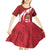 Custom Hungary Football Kid Short Sleeve Dress Go Magyarok - Curves Style - Wonder Print Shop