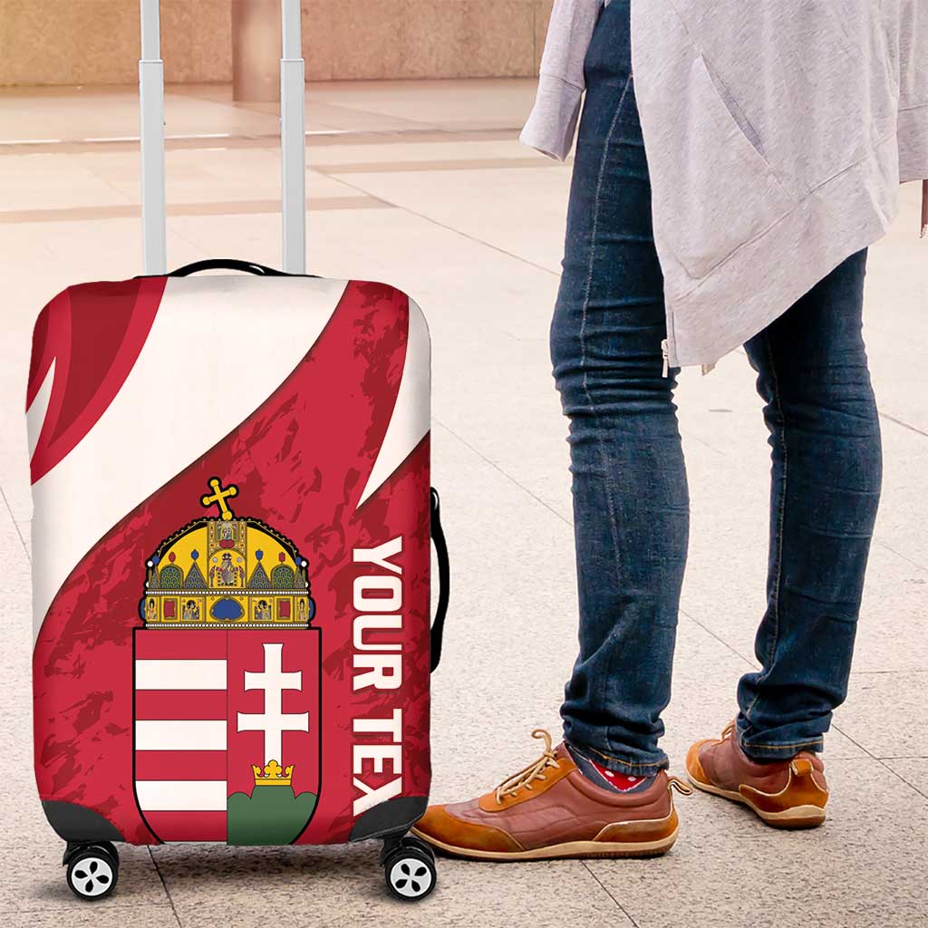 Custom Hungary Football Luggage Cover Go Magyarok - Curves Style