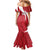 Custom Hungary Football Mermaid Dress Go Magyarok - Curves Style - Wonder Print Shop