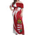 Custom Hungary Football Off Shoulder Maxi Dress Go Magyarok - Curves Style - Wonder Print Shop