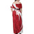 Custom Hungary Football Off Shoulder Maxi Dress Go Magyarok - Curves Style - Wonder Print Shop