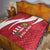 Custom Hungary Football Quilt Go Magyarok - Curves Style - Wonder Print Shop