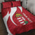 Custom Hungary Football Quilt Bed Set Go Magyarok - Curves Style - Wonder Print Shop