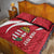 Custom Hungary Football Quilt Bed Set Go Magyarok - Curves Style - Wonder Print Shop