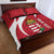 Custom Hungary Football Quilt Bed Set Go Magyarok - Curves Style - Wonder Print Shop